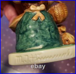Goebel Hummel Farewell Waving Girl with Lamb Figurine West Germany