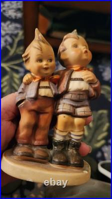 Goebel Hummel Figurine 123 labeled 1939 Germany Stamped Full Bee Max & Moritz