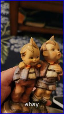 Goebel Hummel Figurine 123 labeled 1939 Germany Stamped Full Bee Max & Moritz