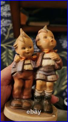 Goebel Hummel Figurine 123 labeled 1939 Germany Stamped Full Bee Max & Moritz