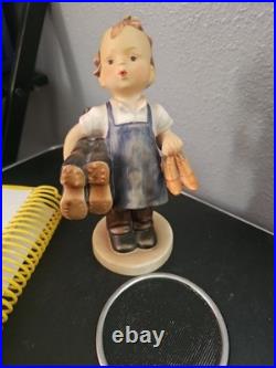Goebel Hummel Figurine #143 Boots TMK 1, Germany. Rare Find
