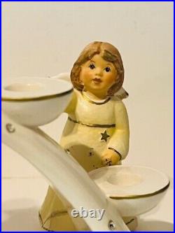 Goebel Hummel Figurine Box Germany Bridge Champagne Candle Holder Candleholder