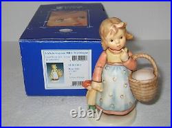 Goebel Hummel Figurine FORGET ME NOT #362/I TMK8 5.5 Tall withBox & COA MINT
