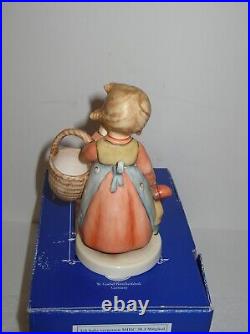 Goebel Hummel Figurine FORGET ME NOT #362/I TMK8 5.5 Tall withBox & COA MINT