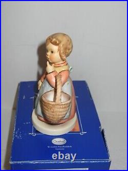 Goebel Hummel Figurine FORGET ME NOT #362/I TMK8 5.5 Tall withBox & COA MINT
