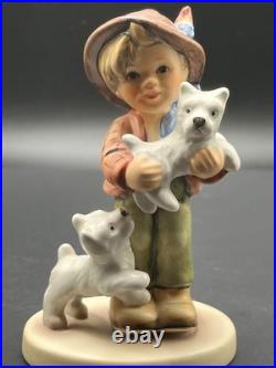 Goebel Hummel Figurine Frisky Friends Limited Edition Circa 1997 no original box Goebel Hummel Figurine Frisky Friends Limited Edition Circa 1997 no original box