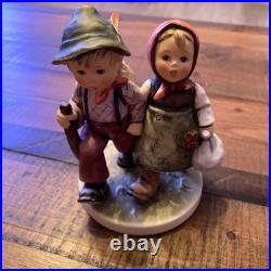 Goebel Hummel Figurine Going Home #383 1972 5 1/4 Goebel Hummel Figurine Going Home #383 1972 5 1/4