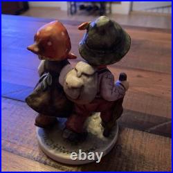 Goebel Hummel Figurine Going Home #383 1972 5 1/4 Goebel Hummel Figurine Going Home #383 1972 5 1/4