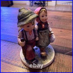 Goebel Hummel Figurine Going Home #383 1972 5 1/4 Goebel Hummel Figurine Going Home #383 1972 5 1/4