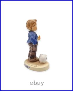 Goebel Hummel Figurine Little Banker First Edition 2321 TMK9 4.75 Tall Goebel Hummel Figurine Little Banker First Edition 2321 TMK9 4.75 Tall