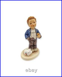 Goebel Hummel Figurine Little Banker First Edition 2321 TMK9 4.75 Tall Goebel Hummel Figurine Little Banker First Edition 2321 TMK9 4.75 Tall