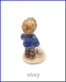 Goebel Hummel Figurine Little Banker First Edition 2321 TMK9 4.75 Tall Goebel Hummel Figurine Little Banker First Edition 2321 TMK9 4.75 Tall