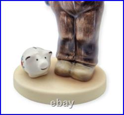 Goebel Hummel Figurine Little Banker First Edition 2321 TMK9 4.75 Tall Goebel Hummel Figurine Little Banker First Edition 2321 TMK9 4.75 Tall