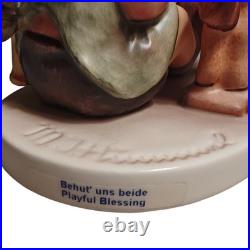 Goebel Hummel Figurine Playful Blessing 658 Boy with Toy Horse Exclusive Edition