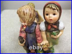 Goebel Hummel Figurine Pleasant Journey #406 Tmk6 2 Girls With Boy In Wagon