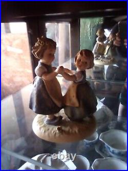 Goebel Hummel Figurine Spring Dance 1963 353/1 West Germany 5.75 Goebel Hummel Figurine Spring Dance 1963 353/1 West Germany 5.75