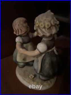 Goebel Hummel Figurine Spring Dance #353 West Germany Porcelain Vtg Goebel Hummel Figurine Spring Dance #353 West Germany Porcelain Vtg