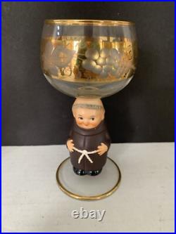 Goebel Hummel Figurine Stem Wine Glasses 14K Gold Trim Germany Lot of 6 Rare Goebel Hummel Figurine Stem Wine Glasses 14K Gold Trim Germany Lot of 6 Rare