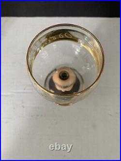 Goebel Hummel Figurine Stem Wine Glasses 14K Gold Trim Germany Lot of 6 Rare Goebel Hummel Figurine Stem Wine Glasses 14K Gold Trim Germany Lot of 6 Rare