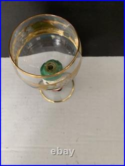 Goebel Hummel Figurine Stem Wine Glasses 14K Gold Trim Germany Lot of 6 Rare Goebel Hummel Figurine Stem Wine Glasses 14K Gold Trim Germany Lot of 6 Rare