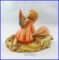 Goebel Hummel Figurine TMK1 #25 Angelic Sleep Candle Holder Crown Hallmark E1A2