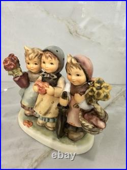 Goebel Hummel Figurine Trio of Wishes #721 TMK7 Second Edition 19973492/20000