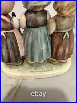 Goebel Hummel Figurine Trio of Wishes #721 TMK7 Second Edition 19973492/20000 Goebel Hummel Figurine Trio of Wishes #721 TMK7 Second Edition 19973492/20000
