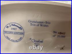 Goebel Hummel Figurine Trio of Wishes #721 TMK7 Second Edition 19973492/20000
