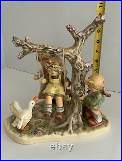 Goebel Hummel Figurine West Germany # 2254 Can I Play Large 10.5