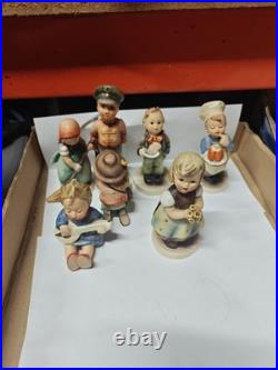 Goebel Hummel Figurines Lot of 7 Germany Children Boy Girl