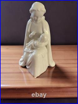Goebel Hummel Flower Madonna & Child Ivory White Germany 10/1