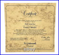 Goebel Hummel Fond Goodbye 660 Figurine Mint in Box with COA