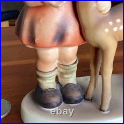 Goebel Hummel Friends Figurine 136 TMK-4 W Germany Girl with Fawn 5.25 1965