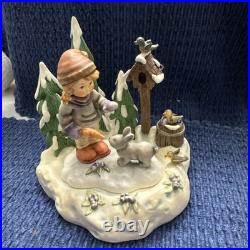 Goebel Hummel Friendship in Bloom & Peaceful Offering Hummel Signed 818151