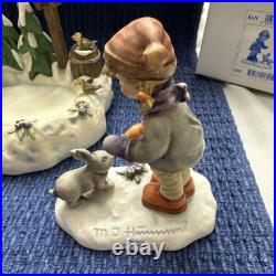 Goebel Hummel Friendship in Bloom & Peaceful Offering Hummel Signed 818151