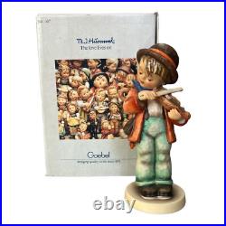 Goebel Hummel Germany Figurine Original Box LIttle Fiddler No. 407 19.5 cm 7-3/4