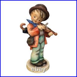 Goebel Hummel Germany Figurine Original Box LIttle Fiddler No. 407 19.5 cm 7-3/4