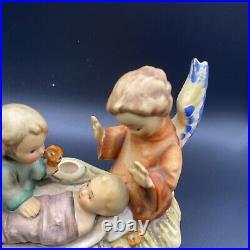 Goebel Hummel Germany Figurine Silent Night Candle Holder #54 SIGNED