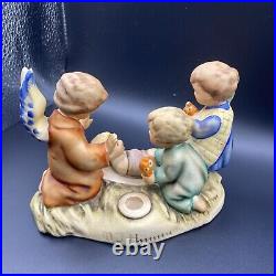 Goebel Hummel Germany Figurine Silent Night Candle Holder #54 SIGNED