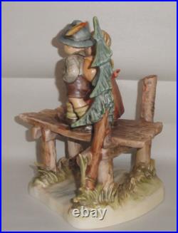 Goebel Hummel Germany Figurines On Our Way Large Rare Porcelain #472 Goebel Hummel Germany Figurines On Our Way Large Rare Porcelain #472