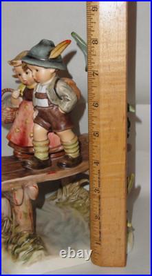 Goebel Hummel Germany Figurines On Our Way Large Rare Porcelain #472 Goebel Hummel Germany Figurines On Our Way Large Rare Porcelain #472