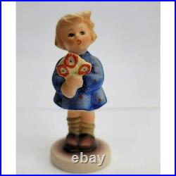 Goebel Hummel Germany Girl with Nosegay #232 1967 Figurine Pd126