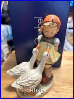 Goebel Hummel Goose Girl No 47/II 7.5 tall excellent condition In Box