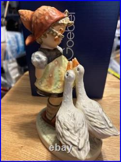 Goebel Hummel Goose Girl No 47/II 7.5 tall excellent condition In Box