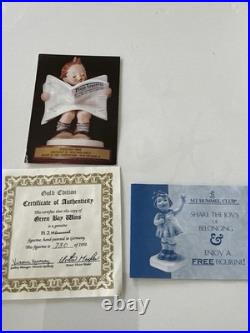 Goebel Hummel Green Bay Wins! Packers SBXXXI Germany /1950 withBox & Paperwork