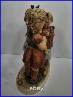 Goebel Hummel HUM#177 School Girls-Large 9.5 in-TMK 3, NEAR MINT, no box Goebel Hummel HUM#177 School Girls-Large 9.5 in-TMK 3, NEAR MINT, no box