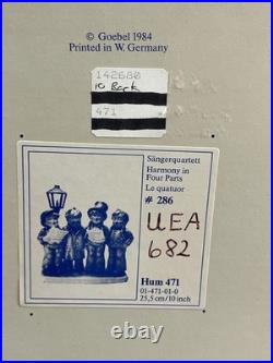Goebel Hummel Harmony in Four Parts #471 Century Collection 1989 W. Germany