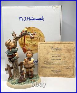 Goebel Hummel Here's My Heart 766 Figurine Mint in Box with COA
