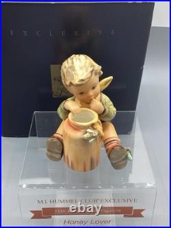 Goebel Hummel Honey Lover Figurine #312/I TMK7 Exclusive 15YR Membership Ed Goebel Hummel Honey Lover Figurine #312/I TMK7 Exclusive 15YR Membership Ed