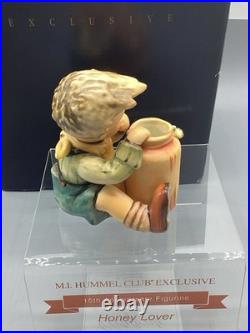 Goebel Hummel Honey Lover Figurine #312/I TMK7 Exclusive 15YR Membership Ed Goebel Hummel Honey Lover Figurine #312/I TMK7 Exclusive 15YR Membership Ed